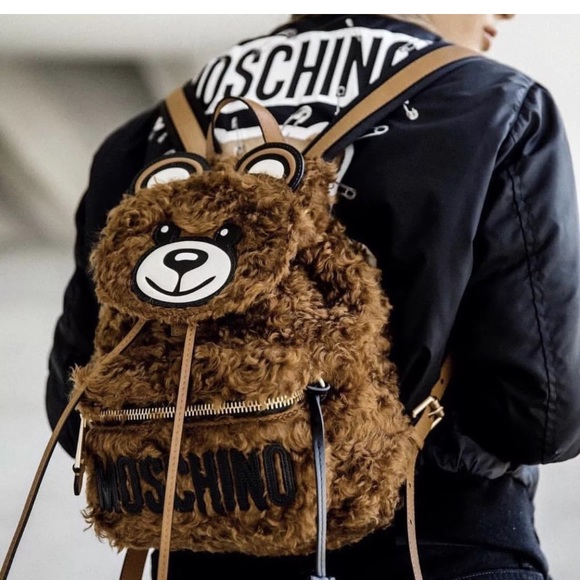 Moschino Couture Jeremy Teddy Bear Backpack New - Picture 5 of 5